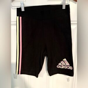 Adidas Women's WOMEN'S HIGH-WAIST ACTIVE with Pink and White Stripes